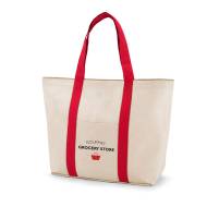 ПАМУЧНА  ПЛАТНЕНА ЧАНТА 92824 НЕУТРАЛНА+ЧЕРВЕНО