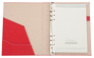 АГЕНДА С МЕХАНИЗЪМ А5 STANDARD, ЧЕРВЕНА
