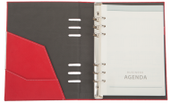 АГЕНДА С МЕХАНИЗЪМ А5, ЧЕРВЕНА