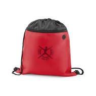 РАНИЦА С ВРЪЗКИ И ИЗХОД ЗА СЛУШАЛКИ, ЧЕРВЕНА