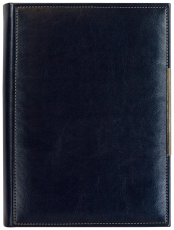 АГЕНДА С МЕХАНИЗЪМ А5 STANDARD, ТЪМНО СИНЯ