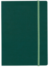 ТЕФТЕР А5 С ЛАСТИК,  ЕМЕРАЛД