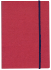 ТЕФТЕР А5 С ЛАСТИК,  РОЗОВ