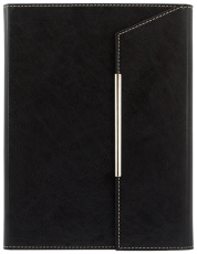 ПАПКА А5 С ПОХЛУПАК,  ЧЕРНА