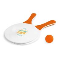 ХИЛКИ ЗА ТЕНИС FILIPINAS БЕЛИ С ОРАНЖЕВИ ДРЪЖКИ