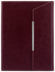 ПАПКА А5 С ПОХЛУПАК, БОРДО