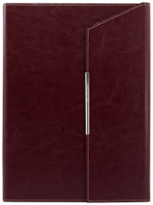 ПАПКА А4 С ПОХЛУПАК, БОРДО