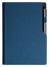 ТЕФТЕР А5 СЪС СПИРАЛА И МЯСТО ЗА ХИМИКАЛ, СИН