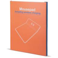 ПОДЛОЖКА ЗА МИШКА С БЕЗЖИЧНО ЗАРЕЖДАНЕ, ЧЕРНА