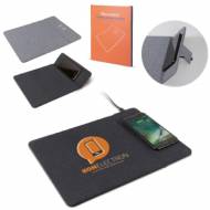 ПОДЛОЖКА ЗА МИШКА С БЕЗЖИЧНО ЗАРЕЖДАНЕ, СИВА