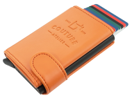 КАЛЪФ ЗА БАНКОВИ КАРТИ И ВИЗИТКИ  618119 09, ОРАНЖЕВ