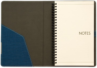 ТЕФТЕР А5 СЪС СПИРАЛА, СИН