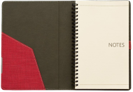 ТЕФТЕР А5 СЪС СПИРАЛА, ЧЕРВЕН