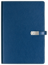 ТЕФТЕР А5 СЪС ЗАКОПЧАЛКА, СИН