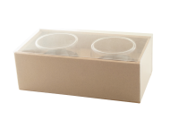 СТЪКЛЕНИ ЕСПРЕСО ЧАШИ MOCABOO, КОМПЛЕКТ