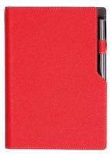 ТЕФТЕР А5 СЪС СПИРАЛА И МЯСТО ЗА ХИМИКАЛ, ЧЕРВЕН