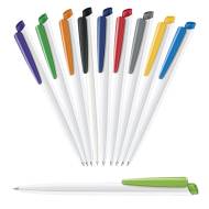 ХИМИКАЛКА DART POLISHED, БЯЛА + СВЕТЛО ЗЕЛЕНО