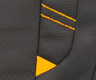 РАНИЦА ЗА ЛАПТОП CITY, ЧЕРНА С ЖЪЛТИ ЕЛЕМЕНТИ