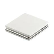 КВАДРАТНО ОГЛЕДАЛО GLOW, БЯЛО